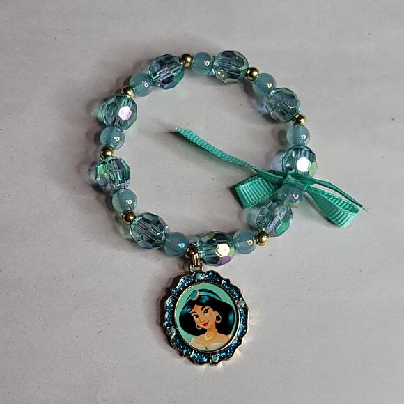 Disney Princess Jasmine Elastic Beaded Bracelet - Picture 2 of 9